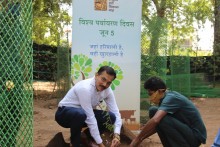 Tree plantation by CALF Director on 5th June 200 World Environment Day