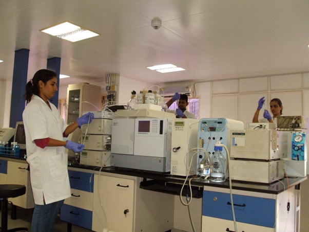 A view of analysis by HPLC