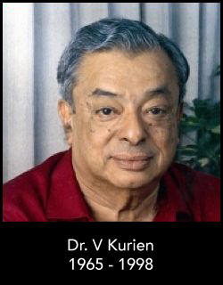 Dr. Verghese Kurien, first chairman of NDDB